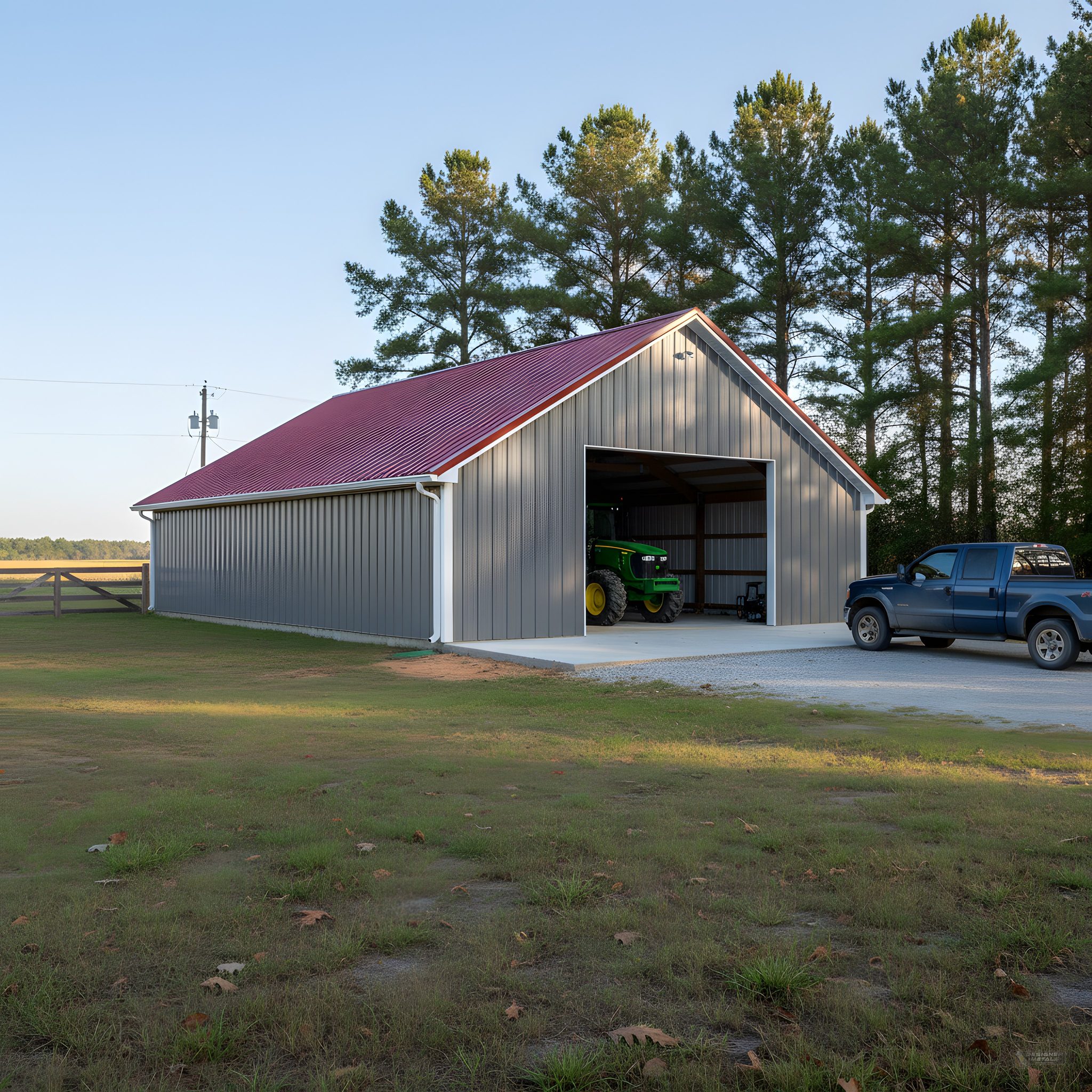 Agricultural pole barn